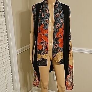 Floral Kimono Vest Size XL